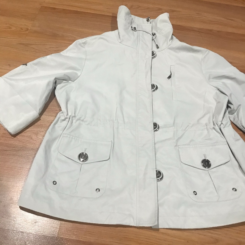 AK Anne Klein jacket size L 3/4 sleeve